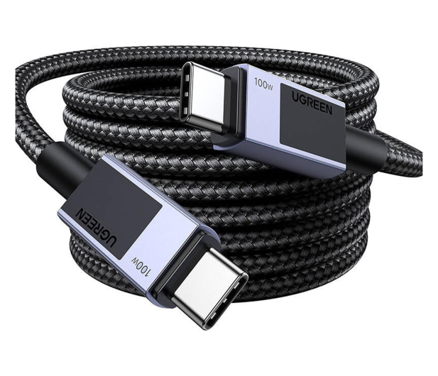 UGREEN Kabel USB-C do USB-C L512 100W 5A 2m czarny - 1489152 - zdjęcie 3